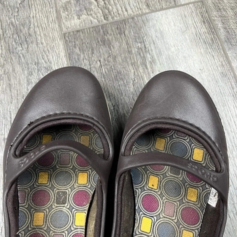 Crocs Brown Slip‎ On Shoes